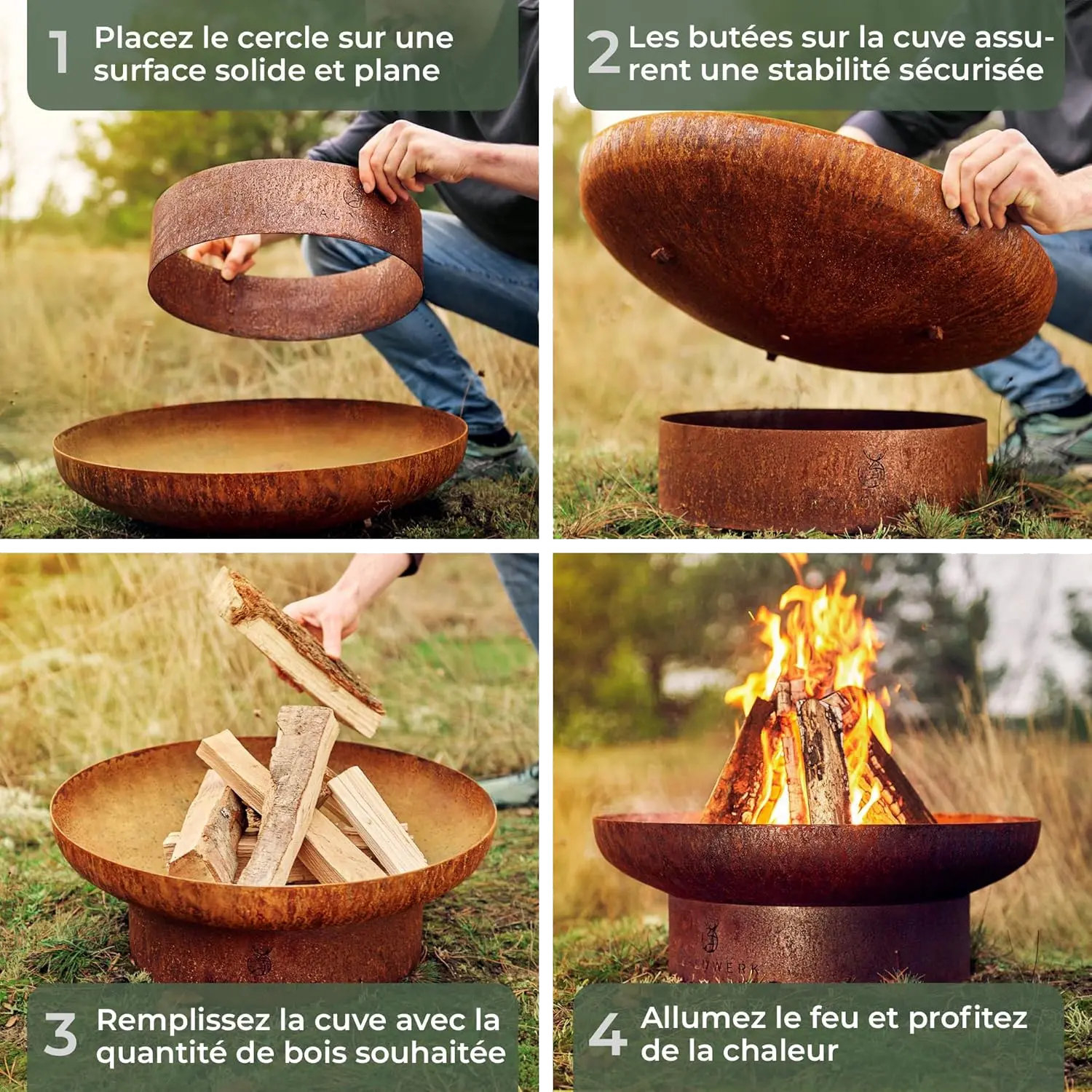 Brasero douce braise notice utilisation